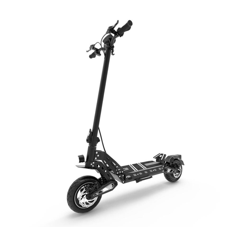 DriveTron DT10 City Vuxen E-Scooter 1400W Motor 48V15.6Ah Batteri 10 Tum Däck E-Scooter Tyst Däck Hopfällbar Elektrisk Skoter svart