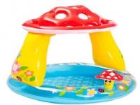 (ComputerSalg) Intex 57114, Uppblåsbar pool, 45 l, Rund, 1 År, Vinyl, Multifärg