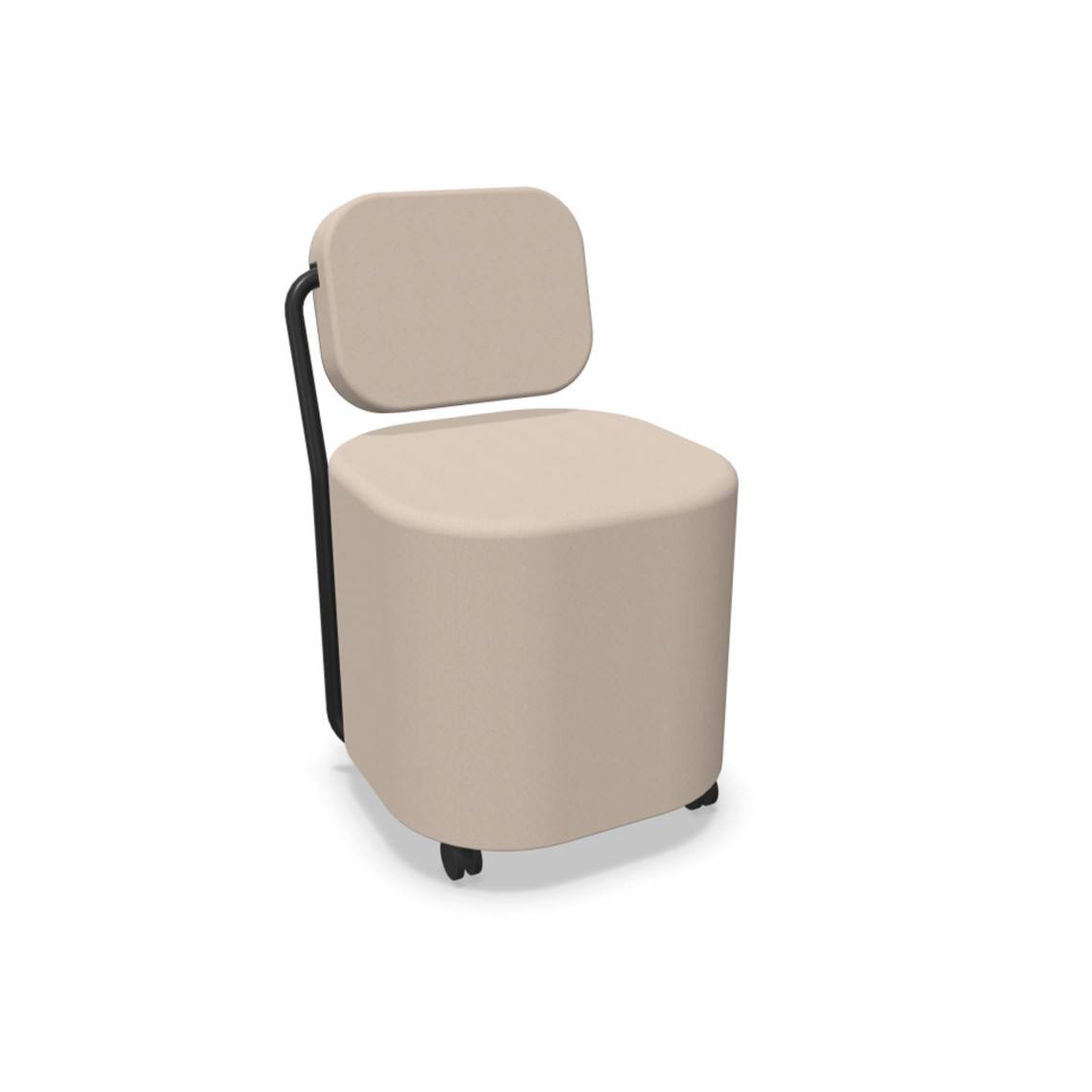 Pall IQSeat, Färg Beige (61008), Detaljer Svart