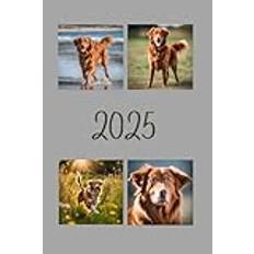 Cute Nova Scotia Duck Tolling Retriever Dog Calendar Planner Book 2025 daily weekly monthly Organizer - gift for Christmas Birthday: 6x9 inch (circa ... writing organising for school work office uni