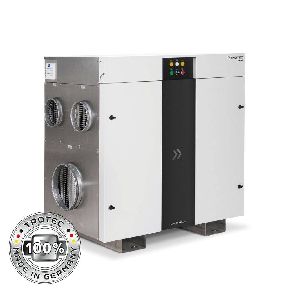 TROTEC TTR 2000 – Stationary Industrial Desiccant Dehumidifier