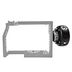 Qukaim Kamerabur-kit, aluminiumlegering skyddsfodral med grepphandtag, kompatibel med Canon M50, fototillbehör, kallt skofäste, flera monteringshål