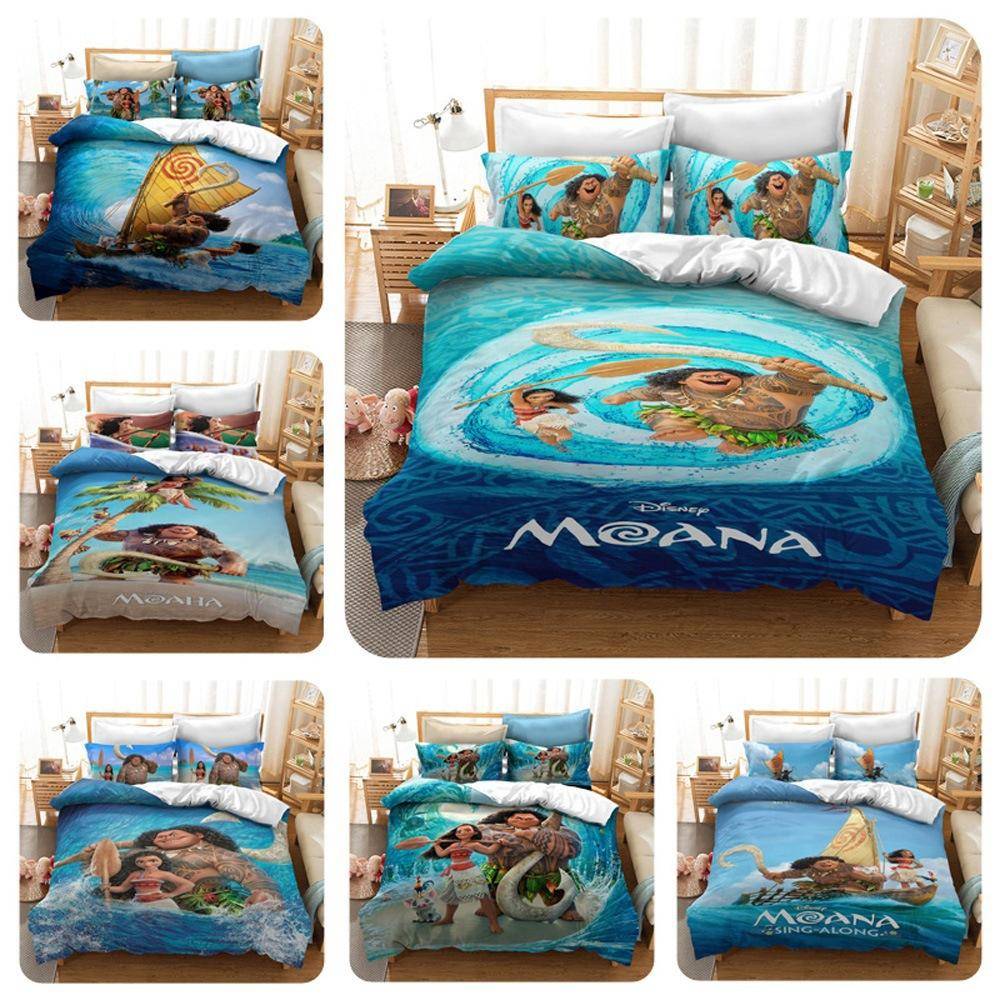 Sängkläder Kit Moana Series Storlek Tredelat Set 220cm