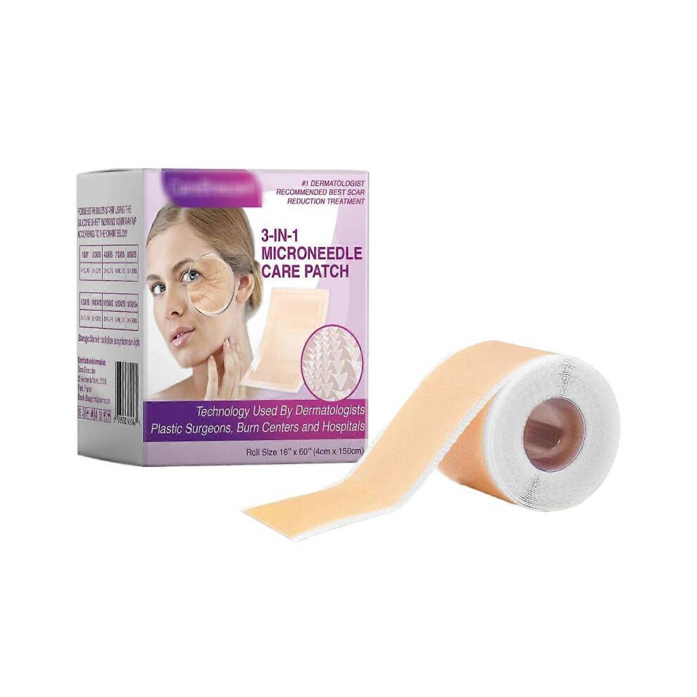 (2pcs) 3-in-1 Microneedle Care Patch, Scar Removal Patch for Acne Scars, Stretch Marks & Wrinkles, Microneedle Skin Repair Patch for Face & Body