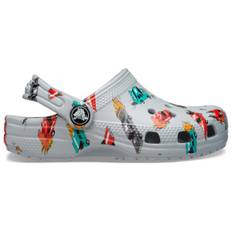 Crocs Kid's Classic Race Cars Graphic Sandaler Barn Storlek 22-23 Färg grå