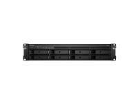 Synology RackStation RS1221+ - NAS-server - 8 fack - 128 TB - kan monteras i rack - SATA 6Gb/s - HDD 16 TB x 8 - RAID 0, 1, 5, 6, 10, JBOD - RAM 4 GB - Gigabit Ethernet - iSCSI support - 2U