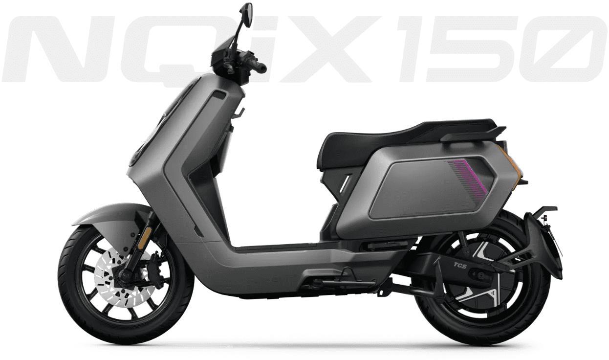 NIU El-Scooter NQIX 150 – 30 km/t – Grå