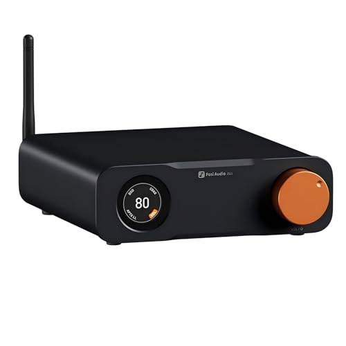 Fosi Audio ZD3 Desktop DAC Preamp, Fully Balanced DA Wandler mit ES9039Q2M für Heim-Stereo-Verstärker, TV HDMI ARC/Bluetooth/USB/Optik/Coax Eingänge, XLR/RCA Ausgänge mit Fernbedienung