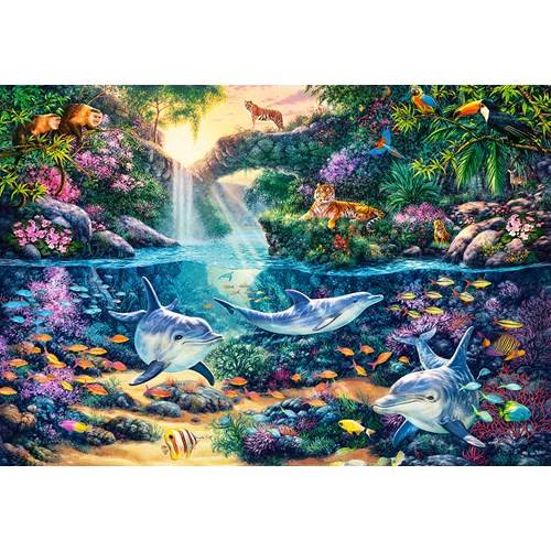 1500 bitar - Jungle paradise