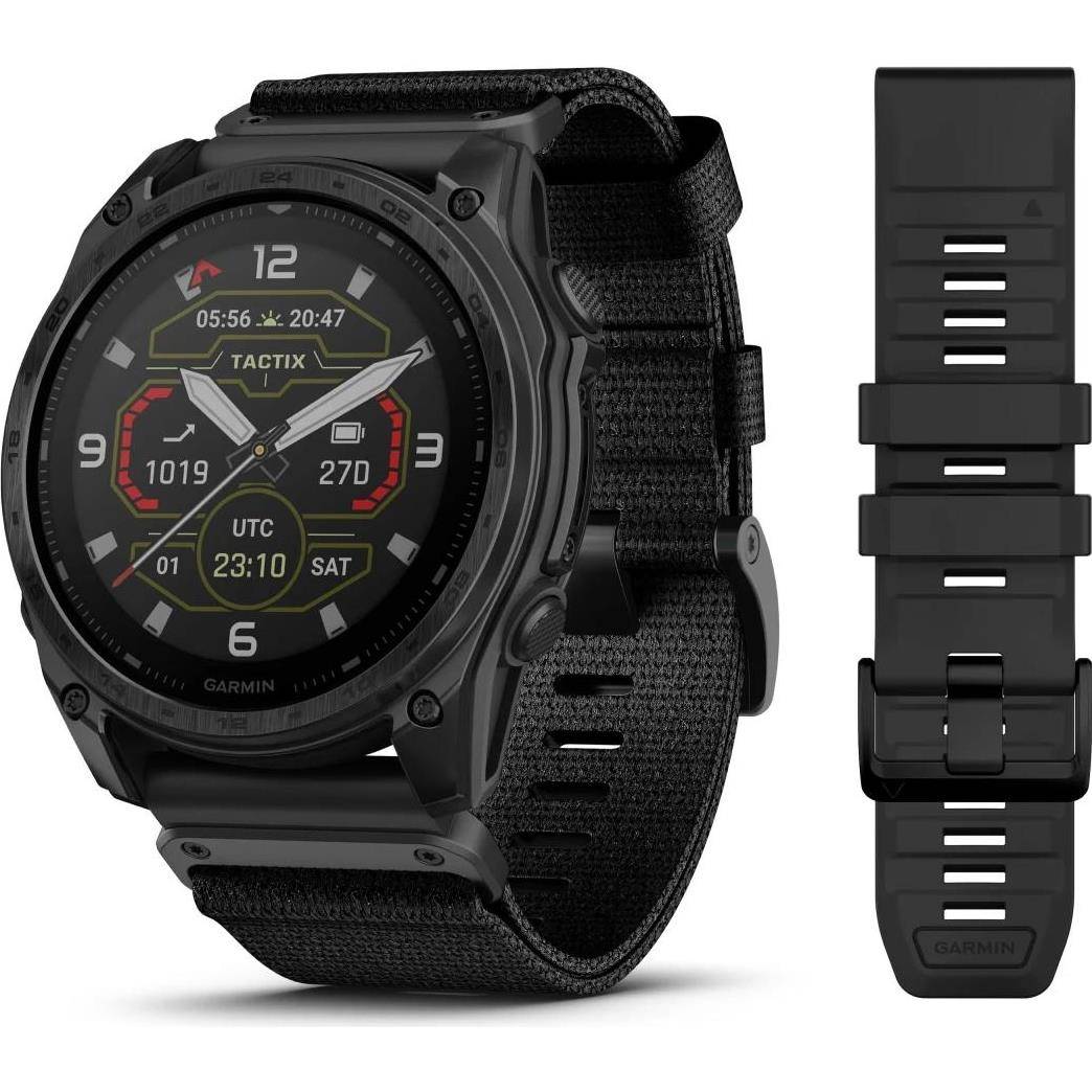 Träningsklocka Garmin Tactix 8 Solar Elite 51mm Black