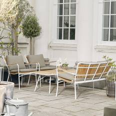 Marguerit loungesæt m. sofa + 2 stole hvid - Mandalay