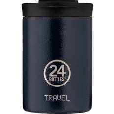 24Bottles Travel Tumbler 350 ml Deep Blue - 8 x 12,5 cm To-go-mugg Från Magasin - Blœ (8 x 12,5 cm)