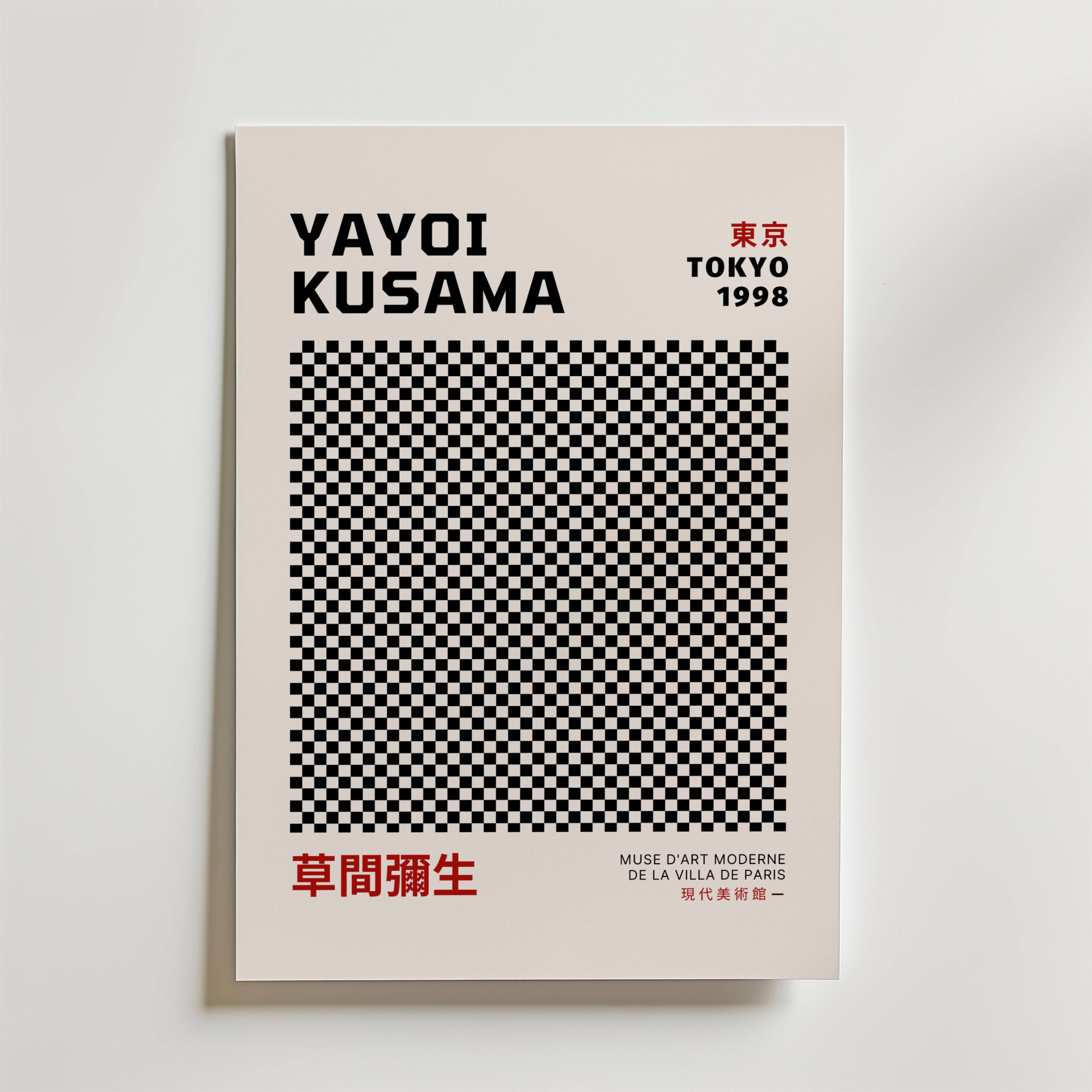 Yayoi Kusama Abstract Dots Poster - Fine Art Poster 50x70 cm