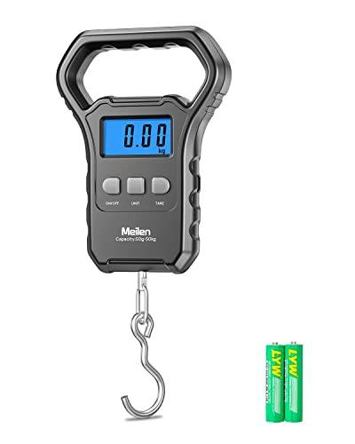 Meilen Gepäckwaage, Digitale Angel-und Kofferwaage, 110lb/50kg