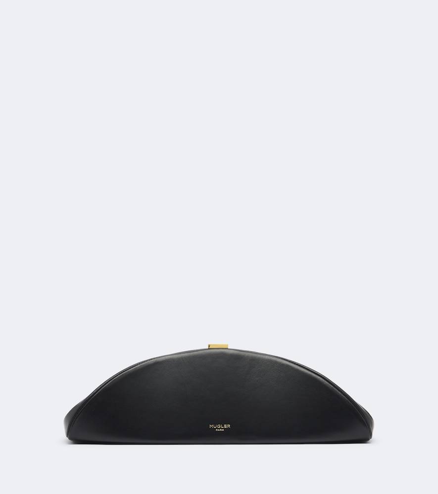Mugler Clutch Lua de piel - negro - Talla Única
