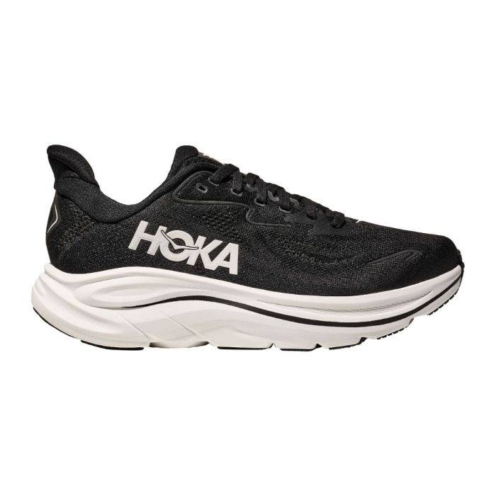 HOKA® Clifton 10 Wide, Stl. 38, Svart, Dam - Lätt löparsko med maximal dämpning och komfort för långdistans