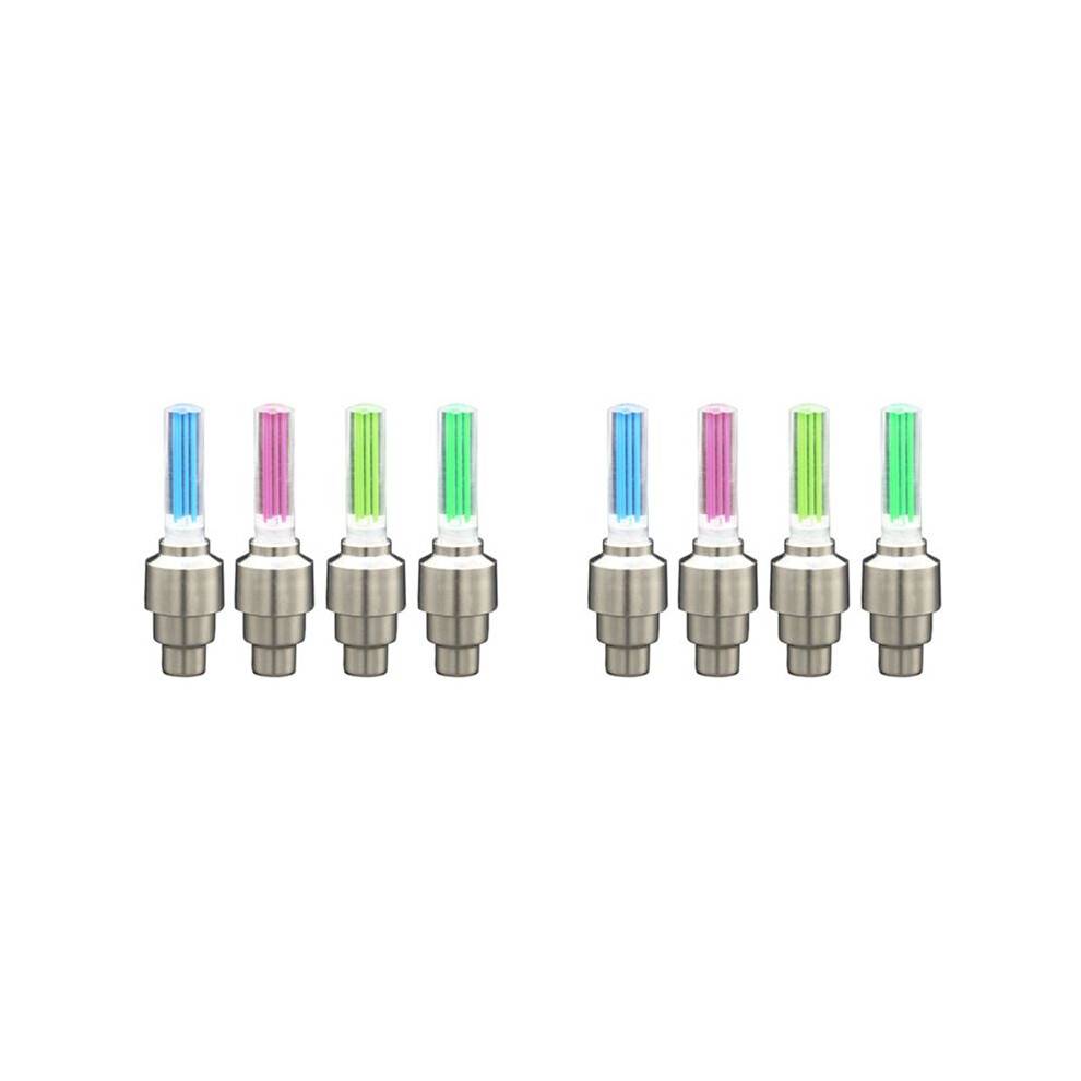2X Bike Light with No Battery Mountain Road Bike Bicycle Lights LEDS Tyre Tire Valve Caps Wheel Spokes LED Light BL0157