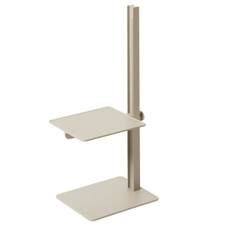 Sidetable Museum med justerbar hylla - Aluminium