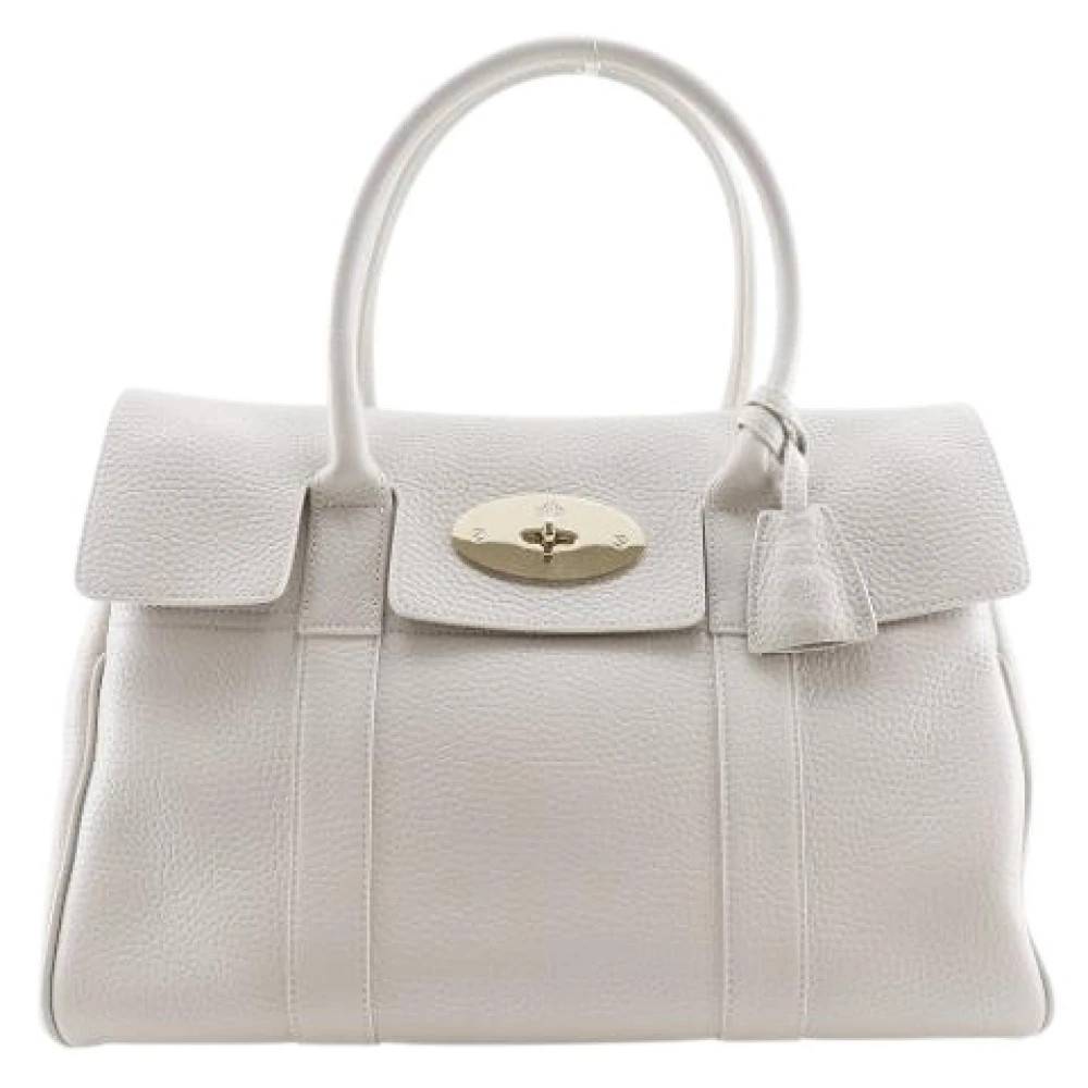 Mulberry Pre-owned Pre-owned Leather Tote - Vintage - Dame - Beige - ONE SIZE - Læder