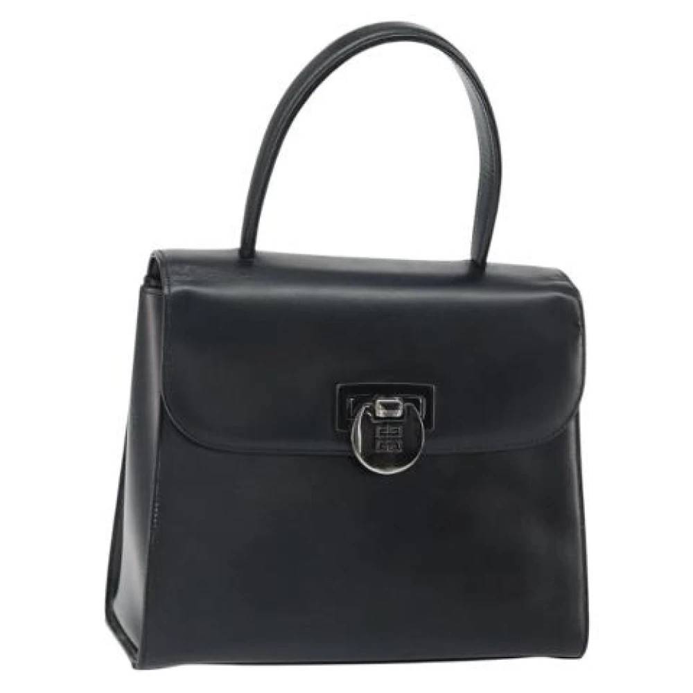 Givenchy Pre-owned Pre-owned Læder Håndtaske - Vintage - Dame - Sort - ONE SIZE - Læder