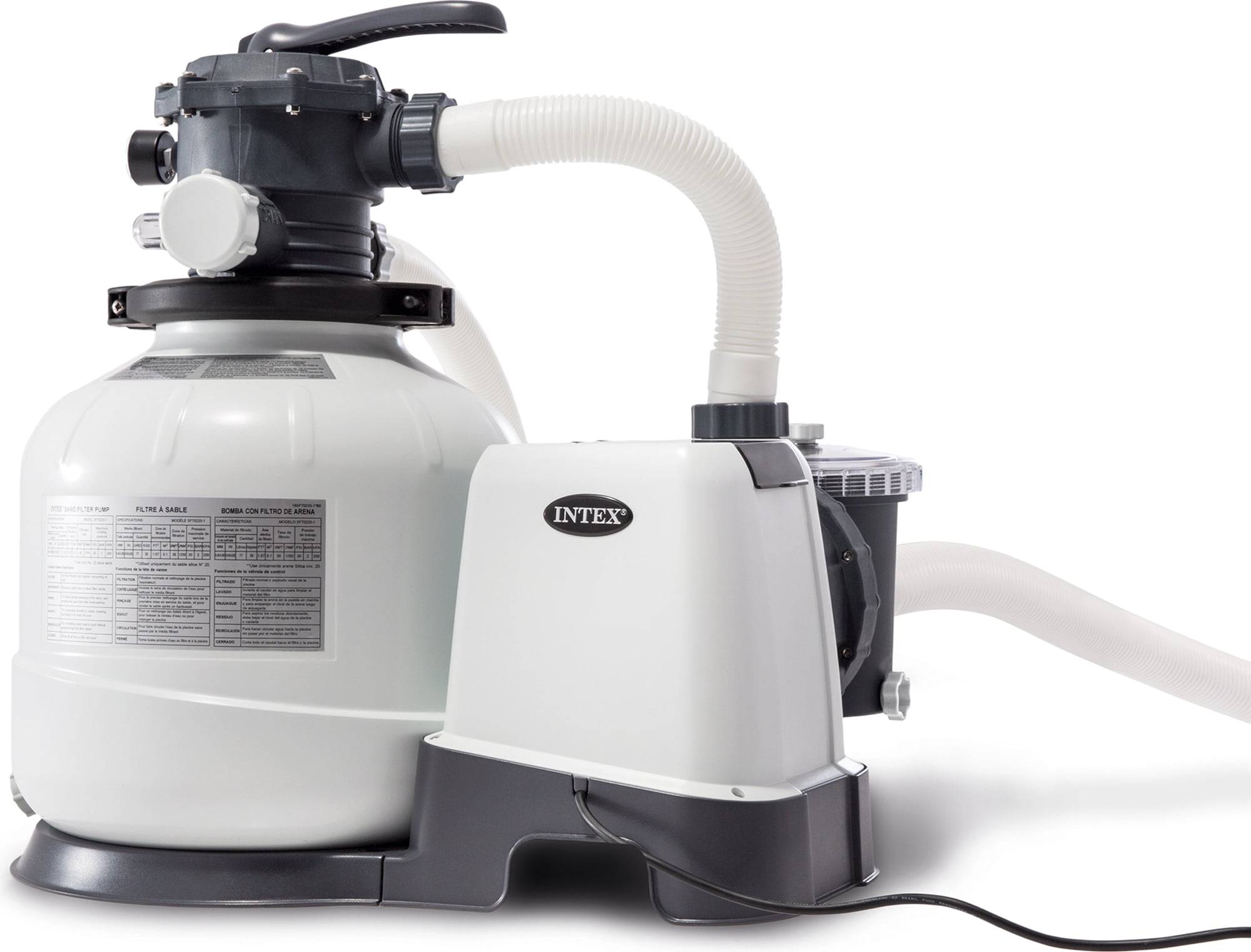 Sandfilteranlage Krystal Clear 8 m³, 1 Stk. mit 8.000 l/h Umwälzleistung