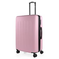 SKPAT - Stora resväskor 23 kilo - Stor styv resväska 4 hjul - Stora ABS Resväskor Resistenta - Resväska 65cm Resväskor Kombination Hänglås TSA, Rosa