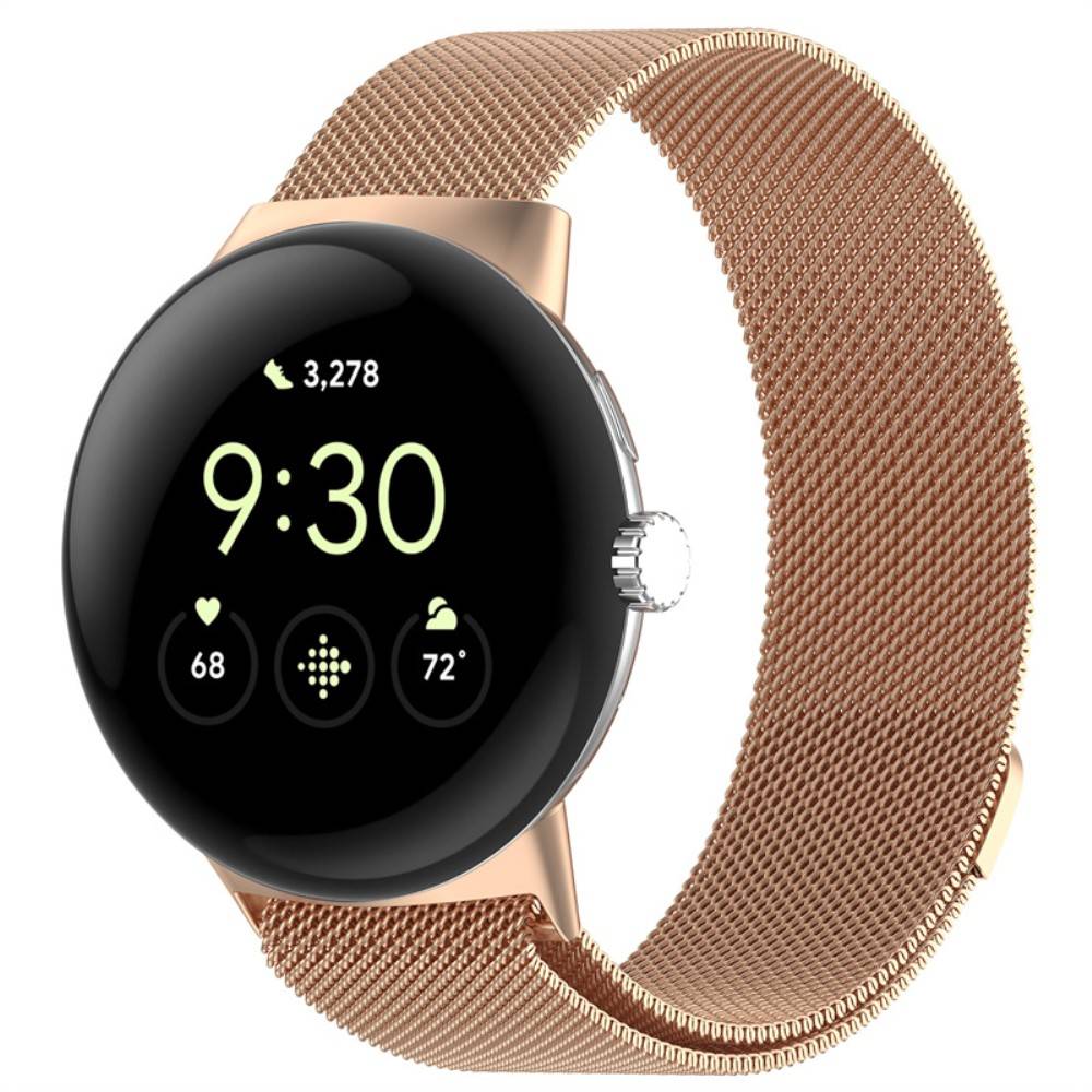 Armband Milanese Google Pixel Watch 5 41mm Roséguld