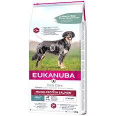 Økonomipakker: 2 x 12 / 15 kg Eukanuba Daily Care tørfoder - Adult Monoprotein Laks (2 x 12 kg)