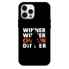 PUBG Phone Case For iPhone Samsung Galaxy Pixel OnePlus Vivo Xiaomi Asus Sony Motorola Nokia - PUBG Winner Chicken Dinner Word Art Black Background