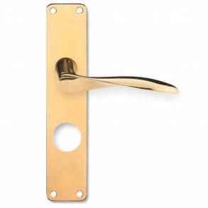 Arne Jacobsen dørhåndtag - AJ dørgreb - RUKO Langskilt - cc69mm