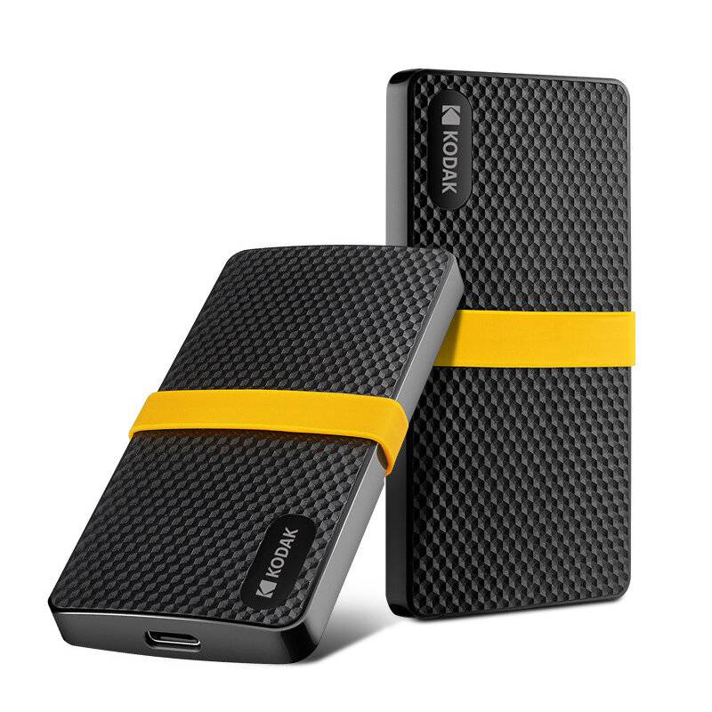 KODAK X200 Extern SSD 256GB 512GB 1TB USB3.1 GEN 2 Portabel Solid State-enhet Mini Hårddisk för bärbara datorer Telefone