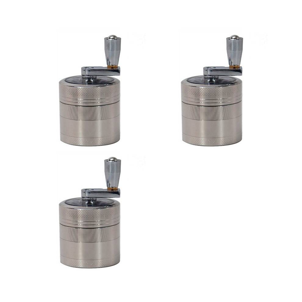 3X Nut and Hard Spice Grinder for Nutmeg Ginger Salt and Peppercorn Hand Tools, Crushers Kitchen Tools