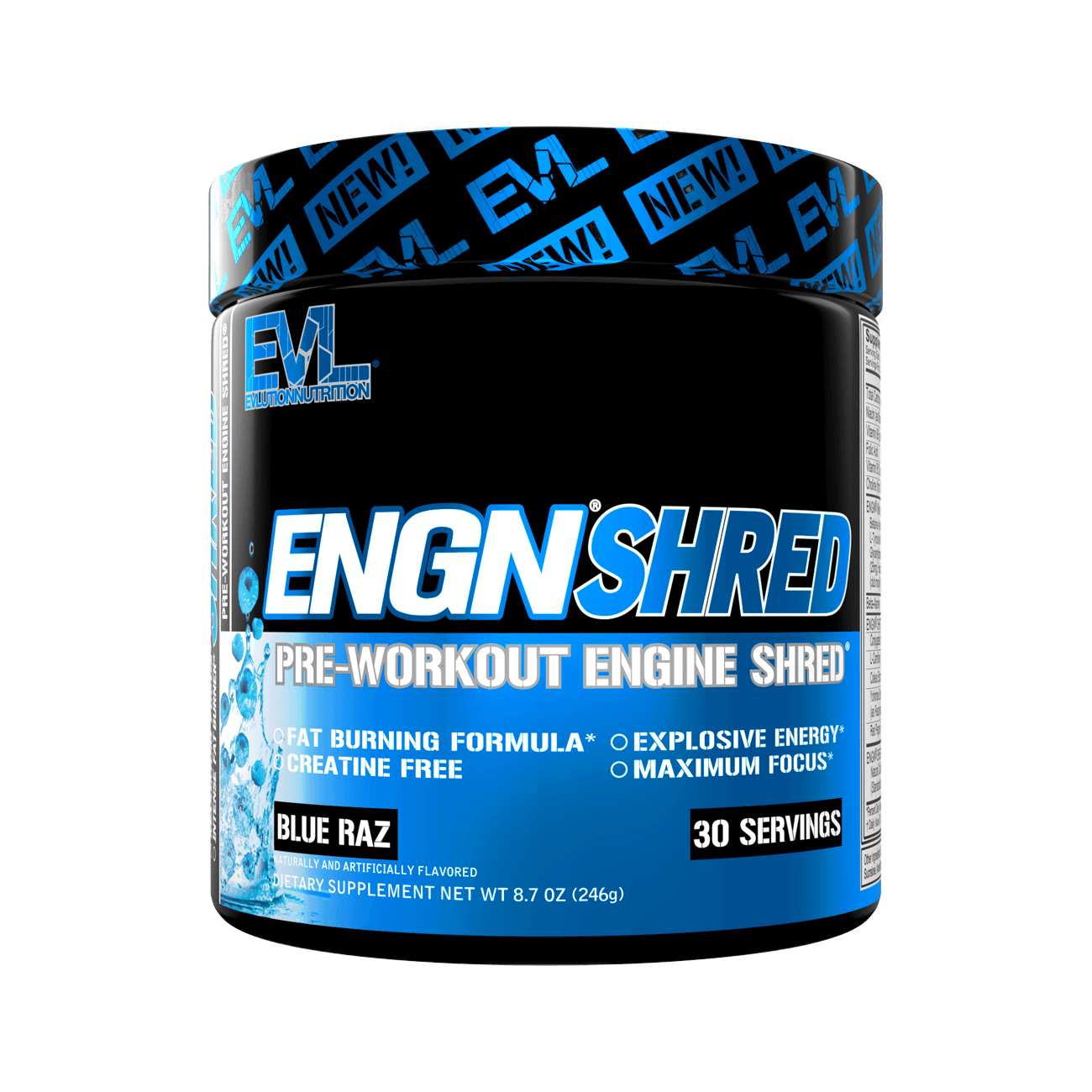 EVLUTION NUTRITION ENGN Shred Pre Workout - 30 Servings / Fruit Punch