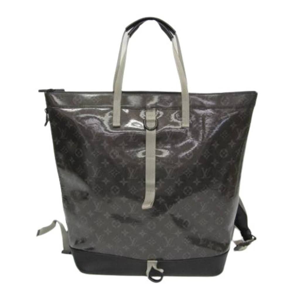 Louis Vuitton Vintage Pre-owned Monogram Eclipse Glazed Zipped Tote - Vintage - Herre - Sort - ONE SIZE - Uld