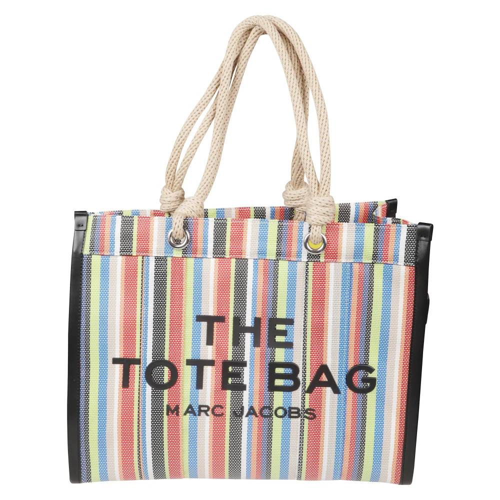 Marc Jacobs Stripe Mesh Large Tote Bag - Tasker - Dame - Flerfarvet - ONE SIZE - Polyester