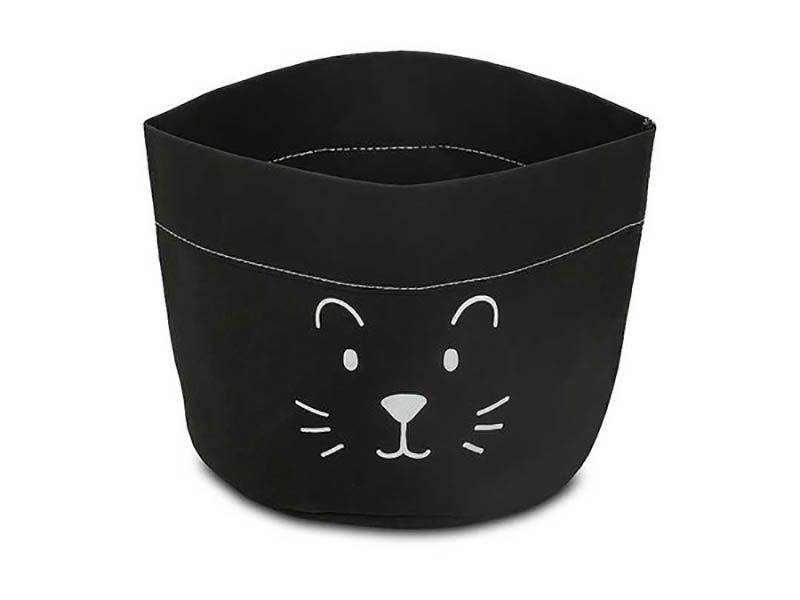 Jollein förvaringskorg paper, little lion black