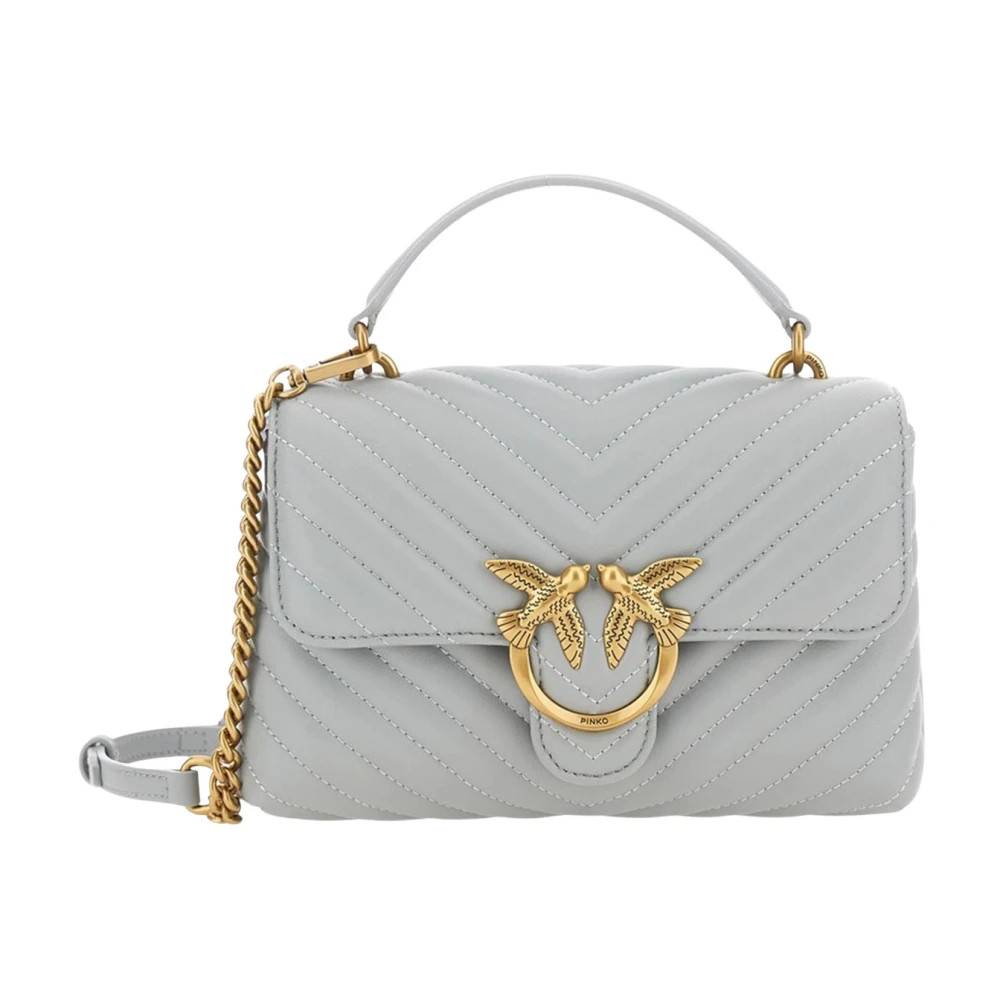 PINKO Mini Lady Love Puff - Tasker - Dame - Grå - ONE SIZE - Uld