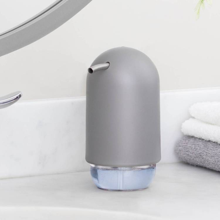 Tvålpump, TOUCH SOAP PUMP, Ø 7 x H 14 cm, Umbra, Grå
