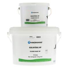 Hagmans Gulvmaling HP - Mellemgrå. 12 KG - Maling