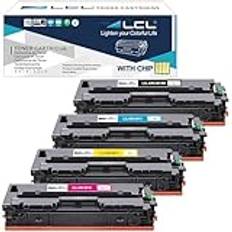 LCL 067 tonerkassett ersättning för Canon 067 067H ersättning för Canon i-SENSYS LBP631Cw LBP633Cdw MF651cw MF655Cdw MF657Cdw (4-pack svart cyan magenta gul)