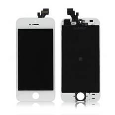 iPhone 5 Display Glas med LCD - Vit