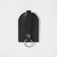 Full-Grain Leather Key Holder - Black