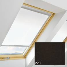 FAKRO ARP manuelt rullegardin, sort 220 - 94 x 118 cm