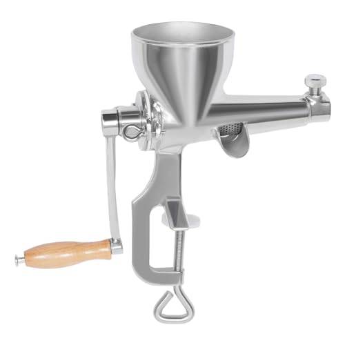 Juicepress manuell rostfritt stål med filter och bordsklämma, manuell juicepress för frukt grönsaker vetegräs, fruktpress handjuicepress tillverkad av 304 rostfritt stål, citronpress och druvpress för