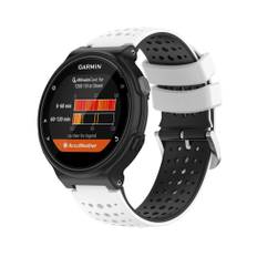 Garmin Forerunner 220 Silikone Urrem - Hvid, Sort