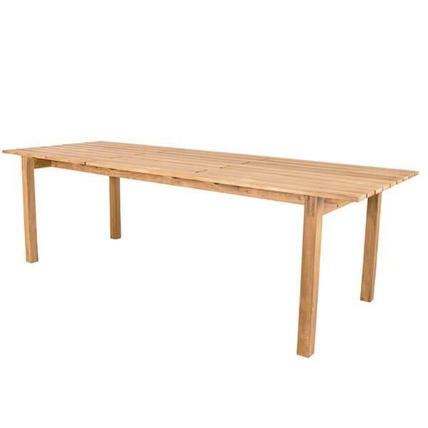 Cane-Line Grace havebord - 240x90 cm - Teak