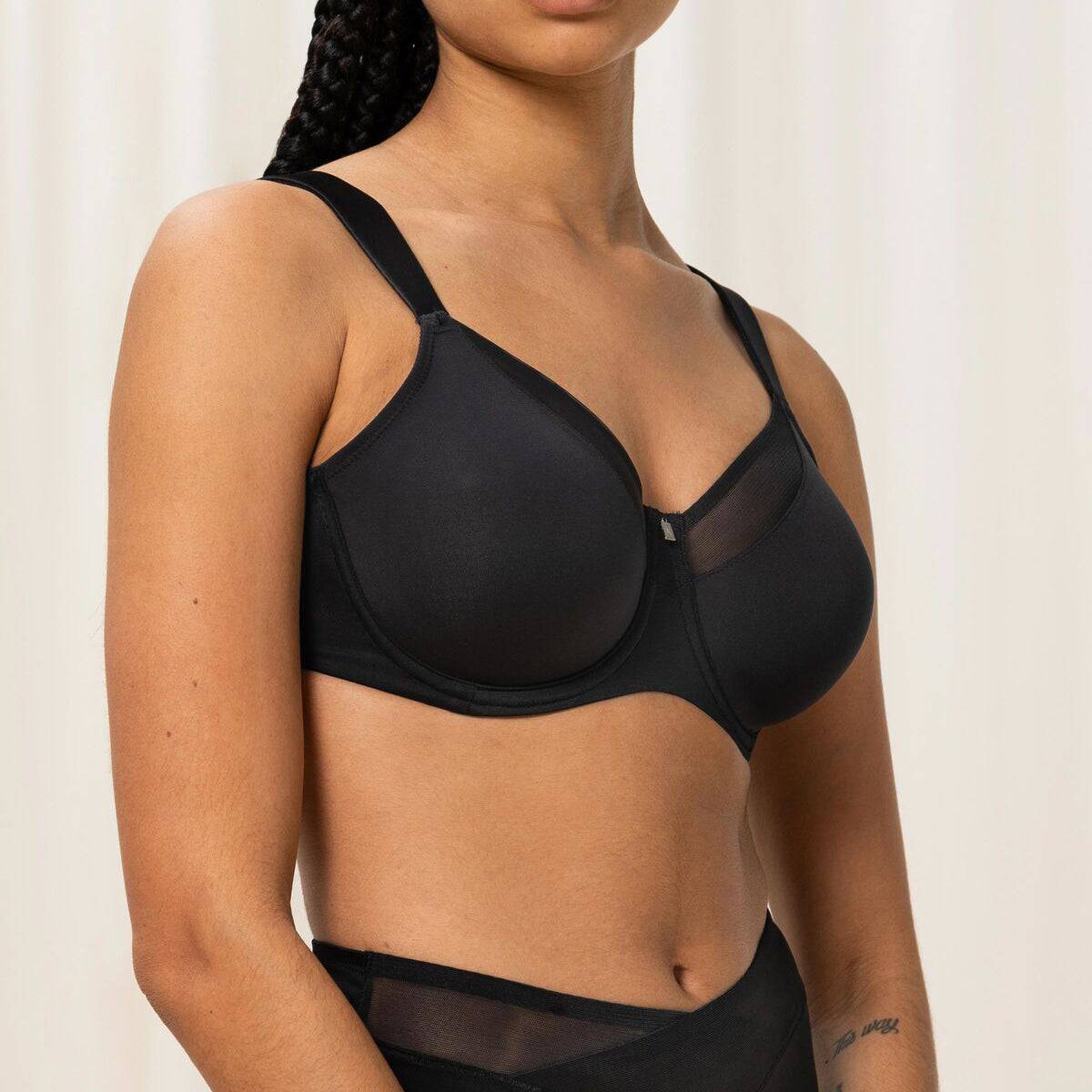Triumph True Shape Sensation W01 minimizer BH, svart, Storlek: 100C, Kvinnor