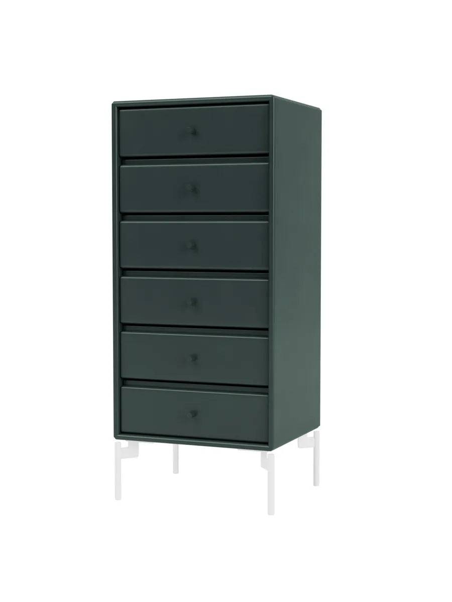 1362 Skuffemodul inkl. ben fra Montana Black Jade / Snow - Jacobsen Plus