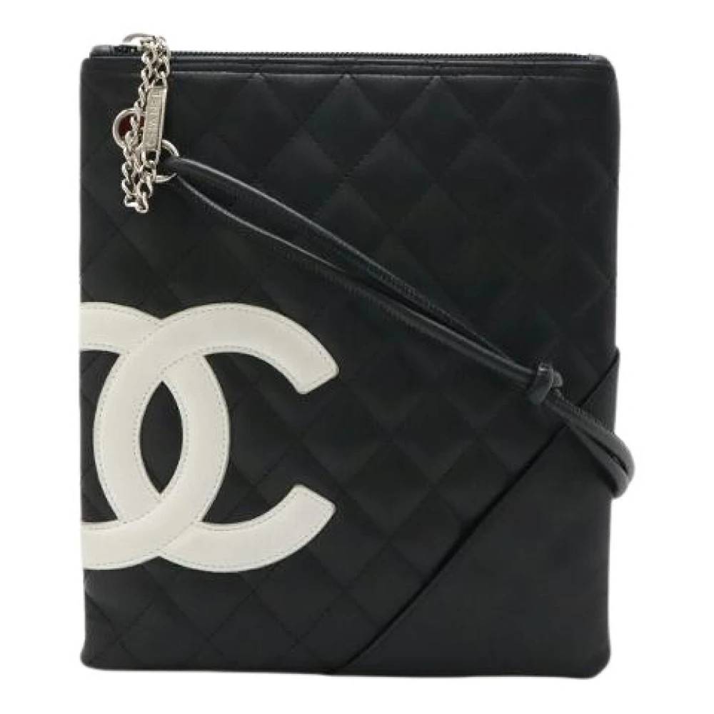 Chanel Vintage Pre-owned Cambon Line Coco Mark Medium Shoulder Bag - Vintage - Dame - Sort - ONE SIZE - Uld