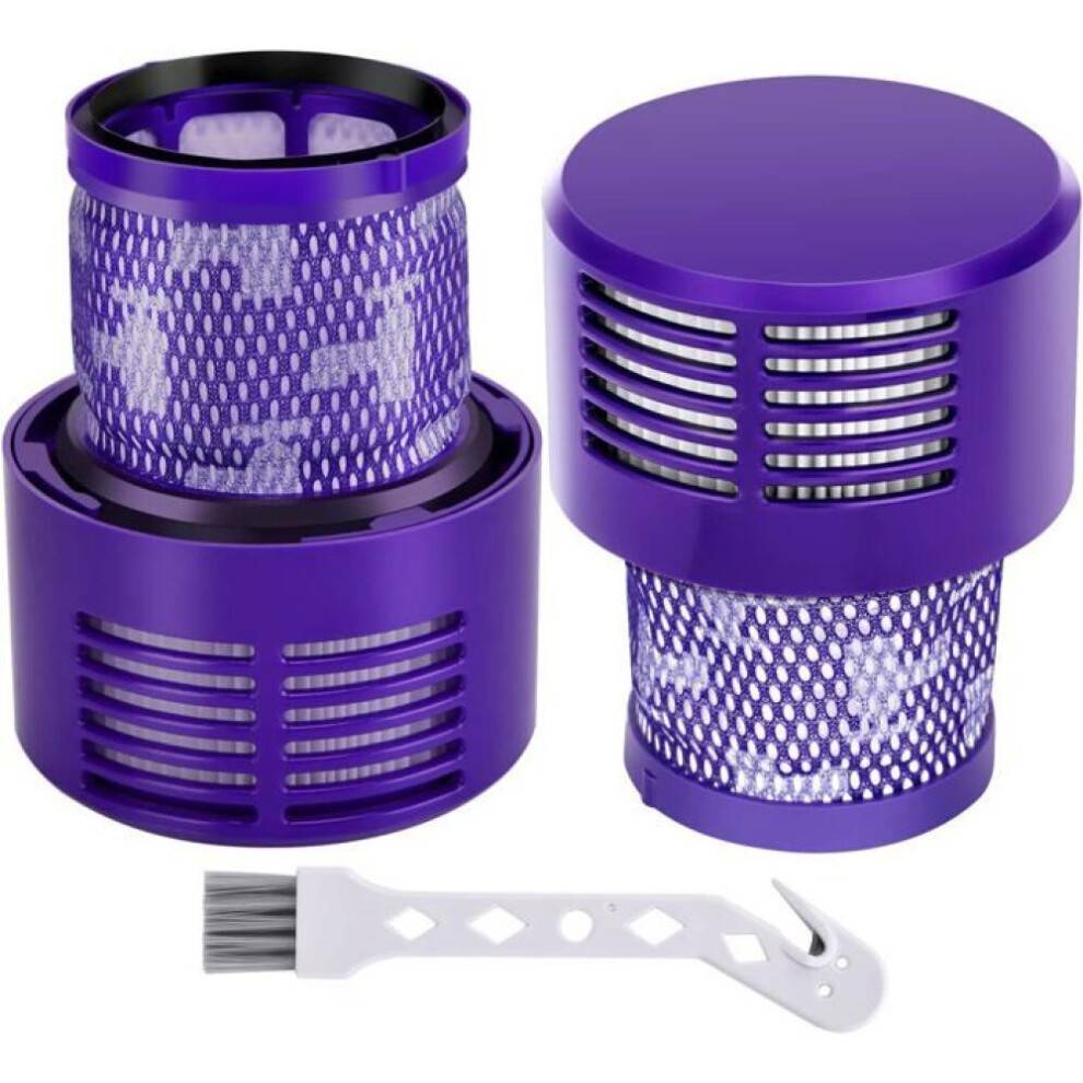 Filter til Dyson V10 SV12, 2 udskiftningsfiltre, V10 Absolute Animal Motorhead Total Clean SV12 trådløst tilbehør